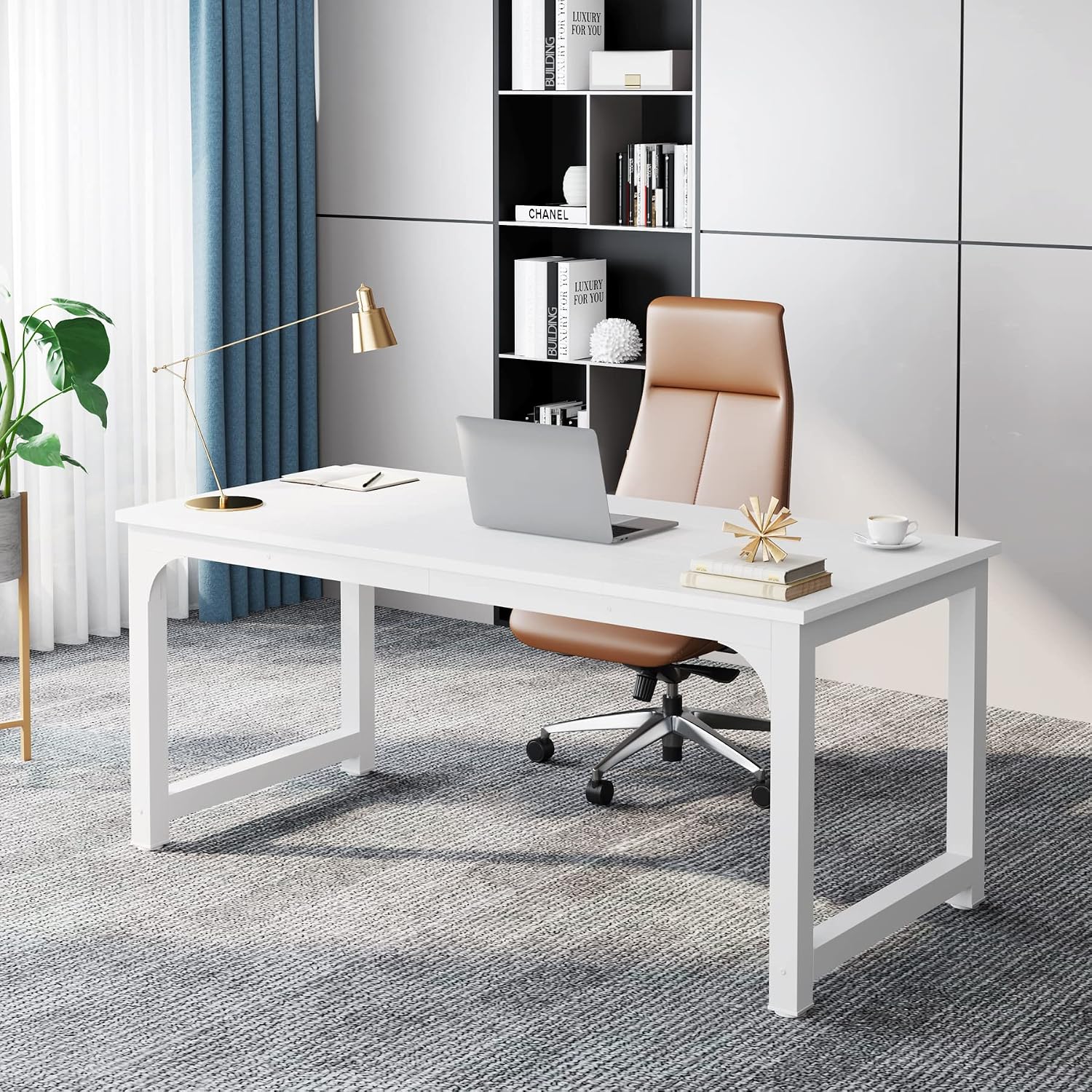 Office Furniture Custom - Scrivania Direzionale da 63 Pollici, Grande
