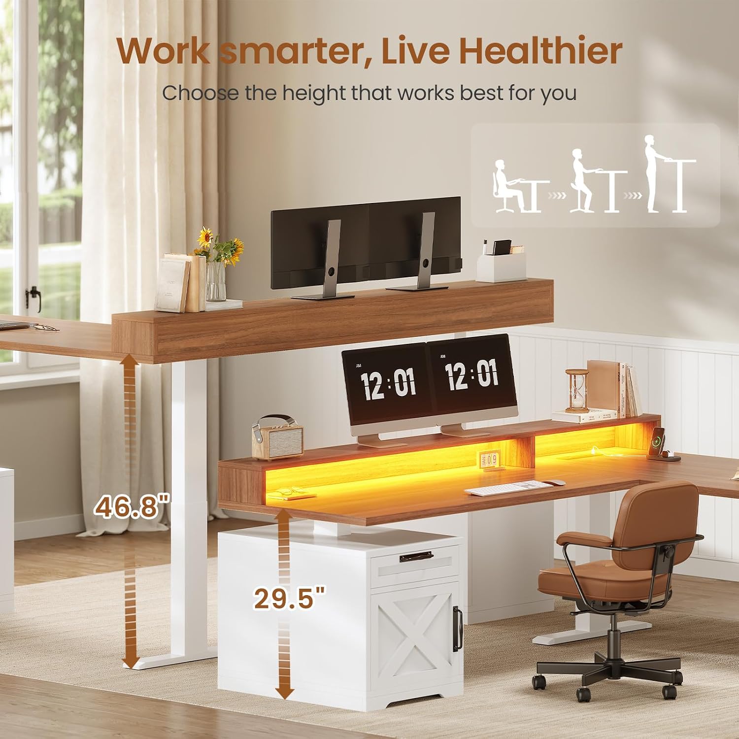 Scrivania ad Angolo a L Regola - Office Furniture Custom recensione e prezzo