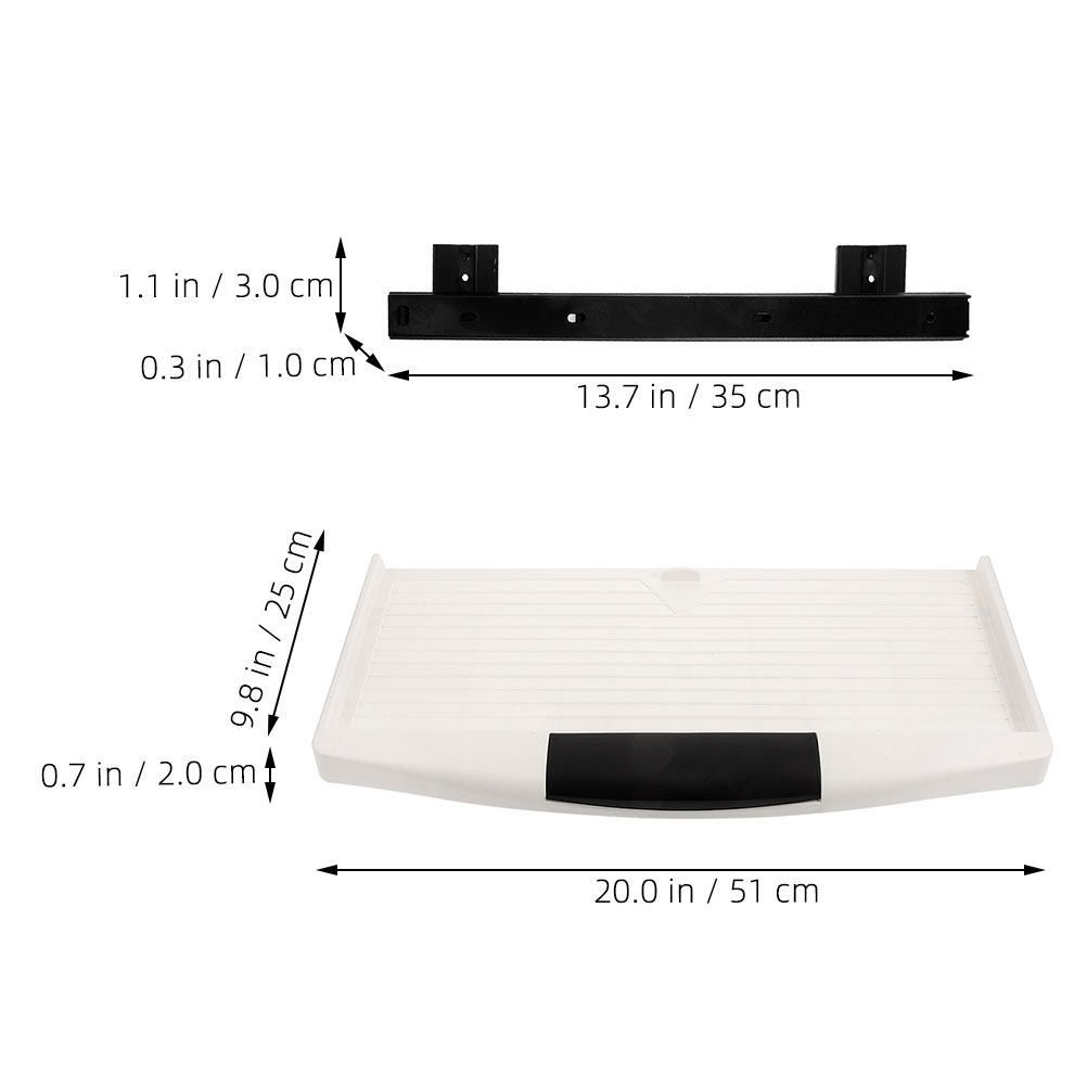 1 Set di Vassoio per Tastiera  - Keyboard Drawer Under recensione e prezzo