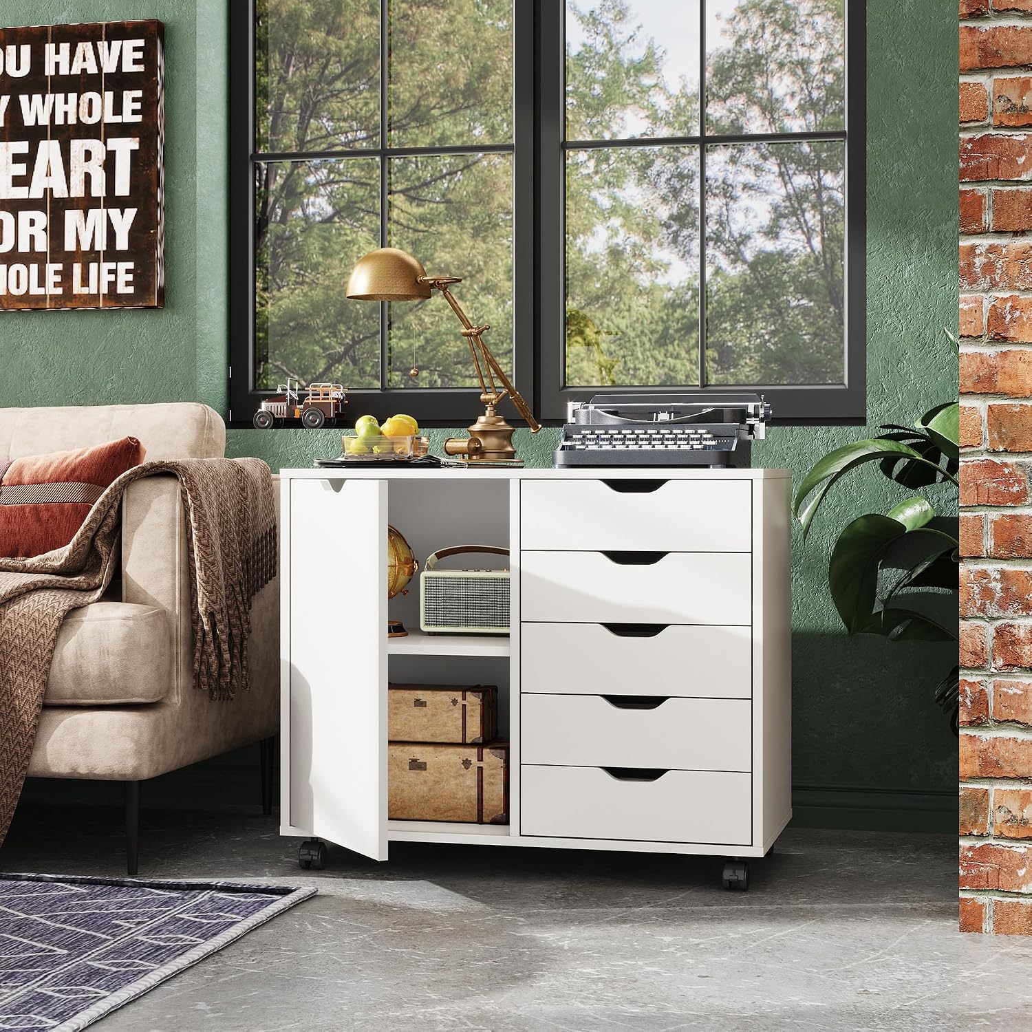 Mobiletto in legno a 5 cassett - Office Furniture Custom recensione e prezzo