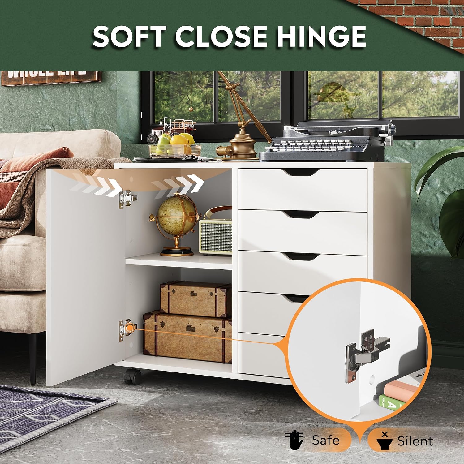 Mobiletto in legno a 5 cassett - Office Furniture Custom recensione e prezzo